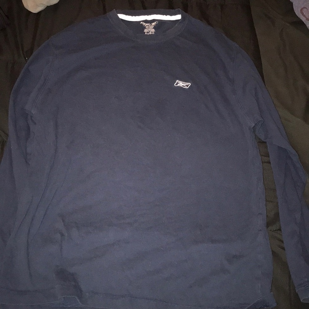 Reebok navy long sleeve